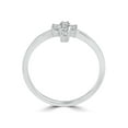 thumbnail image 3 of Diamond Cross Ring 1/6 cttw 10k White Gold, 3 of 4