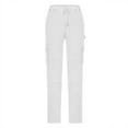 thumbnail image 6 of Tdoqot Baggy Plus Size Cargo Boyfriend Jeans for Women Straight Leg Casual Stretch High Rise Womens Denim Pants White Size 8, 6 of 6