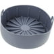 thumbnail image 1 of Olla para freidora de aire de silicona, freidora de aire, repuesto de accesorios para horno, reemplazo de papel de revestimiento de pergamino inflamable (gris), 1 of 5