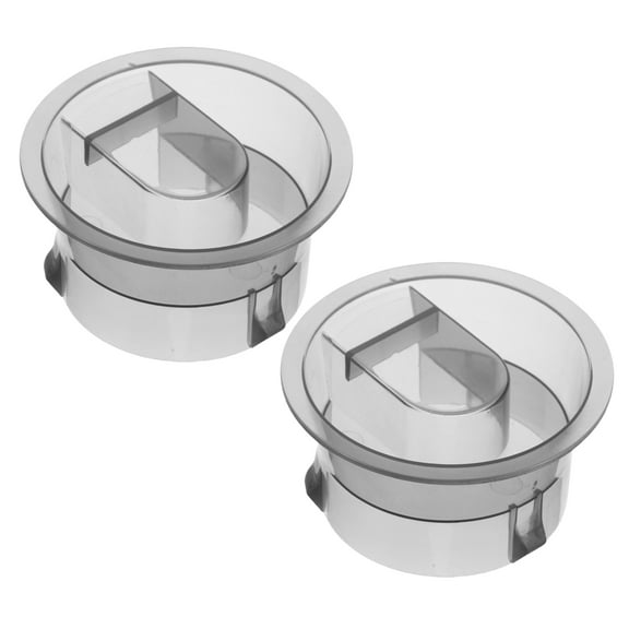 Masteelf 2pcs Water Carafe Lids Pitcher Covers For Juice Tea And Cold Water Transparent Glass Universal Fit Ideal For Home Party Use
