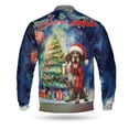 thumbnail image 2 of Merry Christmas and Happy New Year Santa German Shorthaired Pointer Holiday Xmas Winter All Over Print 3D Baseball Jacket GSP Lover Dog Gift Bomber Jacket Softball - 00024, 2 of 6