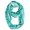Teal, variant on Tribal Paisley Floral Elephant Animal Print Infinity Loop Scarf