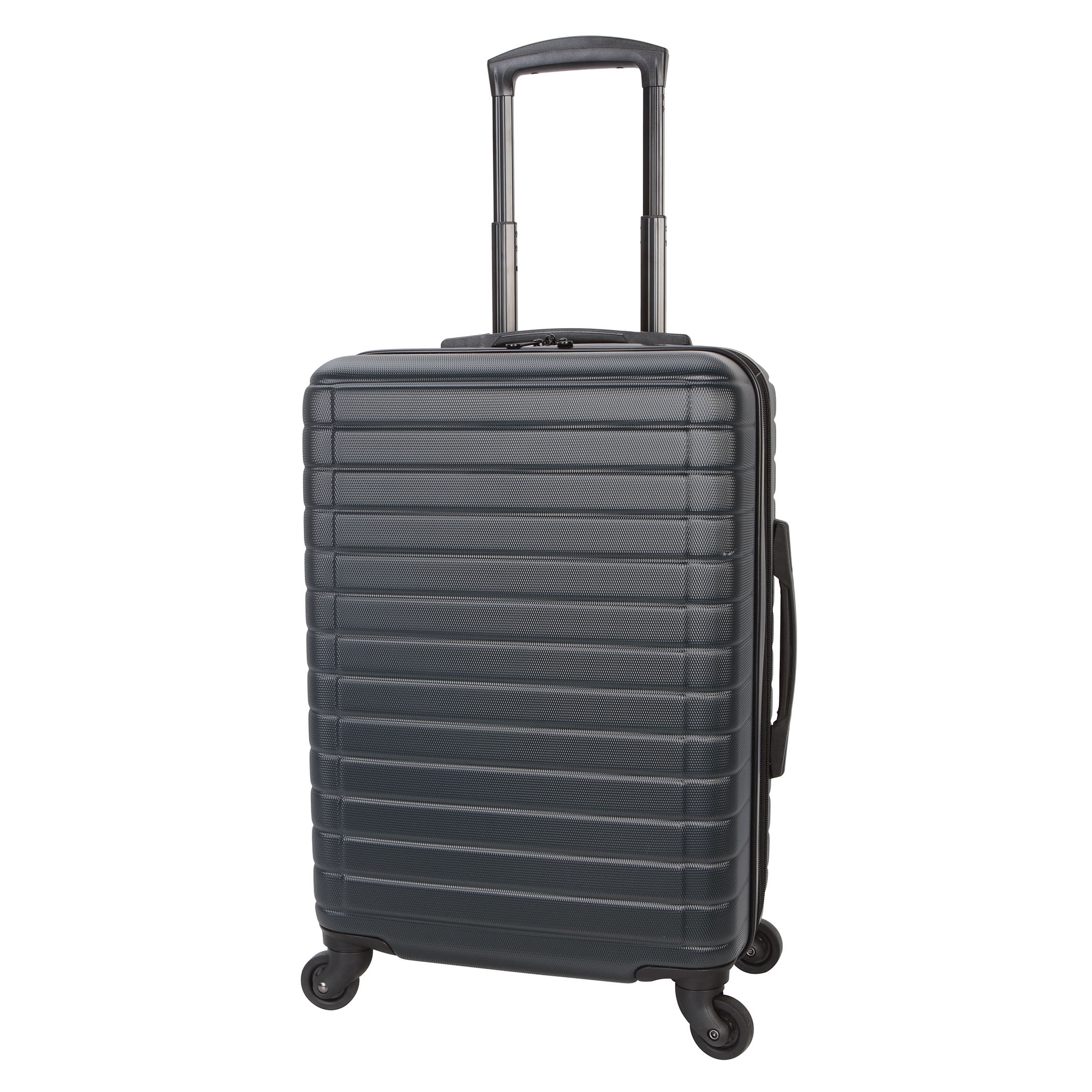 Protégé Vacationer 20-inch Carry-On Expandable Hardside Luggage, 360-Spinner Wheels, Divider Pockets, Dark Grey