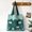 Green, variant on Cute Casual Cartoon Octopus Pattern Large Capacity Knitted Shoulder Bag Handbags Shopping Bags Tote Bags PINK