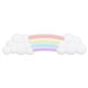 thumbnail image 1 of Almohadilla para reposamuñecas con teclado en forma de nube, almohadilla para reposamuñecas para aliviar el dolor (multicolor) Ehuebsd Para estrenar, 1 of 3