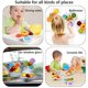 thumbnail image 5 of Juguetes giratorios con ventosa, juguetes de baño con ventosa fuerte, juguete giratorio, juguetes sensoriales para niños pequeños de 1 a 3 años, cumpleaños para niñas de 1 a 3 años, 5 of 5