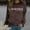 Brown, variant on Women's Print Sweatshirts Loose Fashion Pullover Tops Fall Winter Long Sleeve Crew Neck Graphic Casual Comfy Soft Shirts