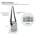 thumbnail image 6 of HELLHERO Leaves Women Shoulder Bag Polyester Women Adjustable Shoulder Strap for Daily Commute or Casual Outings, 6 of 7