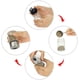 thumbnail image 5 of Salero y pimentero premium con orificios de vertido ajustables - Juego de 2 - Elegante acero inoxidable y vidrio - Dispensador de especias perfecto, 5 of 5