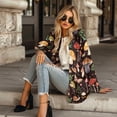 thumbnail image 4 of SCRAWLGOD Mushroom Cardigan Sweaters for Women Dressy Jackets for Women Trendy Long Sleeve Women Lightweight Coat Stretchy Lounge Cardigans for Women Soft Size S, 4 of 7