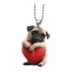 thumbnail image 1 of Llavero con colgante de perro, llavero colgante para coche, adorno, mochila bonita, llavero colgante para fiesta de aniversario, bolso para hombres y, 1 of 8