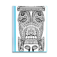 thumbnail image 1 of Dibujo abstracto, Totem Pole Totem indio cara Carpeta combinada de protección de páginas, 1 of 3