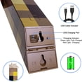 thumbnail image 5 of Brownstone Pixels Antorcha para montaje en pared o de mano USB recargable 11 pulgadas LED Antorcha de pared Dormitorio Sala de estar Sala de juegos Decoración perfecta para jugadores Cosplay Disfraz JAMW Sencillez, 5 of 5