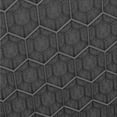 thumbnail image 1 of Ahgly Company Machine Washable Indoor Square Transitional Charcoal Black Area Rugs, 5' Square, 1 of 7