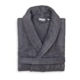 thumbnail image 1 of Linum Home Textiles TR95-LX Unisex 100 Percent Turkish Cotton Terry Cloth Bathrobe, Gray - Large & Extra Large, 1 of 1