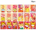thumbnail image 2 of Coofit 2022 Enveloppe Rouge Chinoise de Poche Dessin Animé 18 Pcs Tigre Rouge Enveloppe Argent Porte-Bonheur, 2 of 10