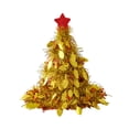 thumbnail image 2 of Sombrero para de Navidad Decorativo Adorno de Navidad Gorra Festiva para Decoración Sombrero con Lazo No Tejido Función Ornamentación Adecuado Oro, 2 of 8