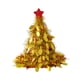 thumbnail image 2 of Sombrero de árbol de Navidad, decoración navideña, sombrero de copa decorativo y divertido para Navidad en invierno. Oro, 2 of 9