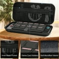 thumbnail image 6 of YUOY Carrying Case for Nintendo Switch 2 ( 2025 ), Hard EVA Travel Case with 2 Screen Protector, 10 Game Storage & Accessory Pockets, Black, 6 of 7
