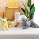 thumbnail image 5 of Muñeco de peluche de gato de simulación para niños, juguete para el hogar, 5 of 8