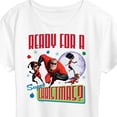 thumbnail image 3 of Disney The Incredibles - Holiday - Ready For A Super Christmas - Women's Short Sleeve Graphic T-Shirt, 3 of 5