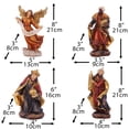 thumbnail image 4 of Nativity Set Scene Christmas Ornament Indoor Gift 11 Piece 8'', 4 of 19