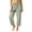 Green, variant on Plus Size Checkered Sweatpants for Women High Waist Elastic Waistband Wide Leg Loungewear with Pockets M‑4XL