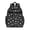 Dog Paw Print Black Pattern, variant on Dog Paw Print and Bones Multicolor Cute School Backpack Bag for School with Padded Back and Adjustable Shoulder Straps 15.25"x11.5"x5.25"