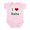 Petal Pink, variant on CafePress - I Love Baba Infant Bodysuit - Baby Light Bodysuit, Size Newborn - 24 Months