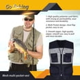 thumbnail image 4 of Neries Chaqueta de pesca de verano con bolsillos delanteros Tamaño múltiple CHEIST CHAIST CHAISTWEAT HOMBRES OUTERWAR VESTIDOS ACCESORIOS DE JUEGOS AIRNIOS ACCESORIOS DE NAVY / L sidaley OD003201-25, 4 of 7