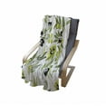 thumbnail image 3 of Botanical Soft Flannel Fleece Throw Blanket, Demonstration of Fresh Olive Branches in Abstract Concept, Cozy Plush for Indoor and Outdoor Use, 50" x 60", Green White and Charcoal Grey, by Ambesonne, 3 of 5