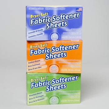 Dryer Soft Fabric Softener Sheets Outdoor Breeze