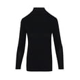 thumbnail image 4 of ACTIVE UNIFORMS Women's Long Sleeve Turtle-Neck T-Shirt Under Scrub (Black, X-Small), 4 of 5