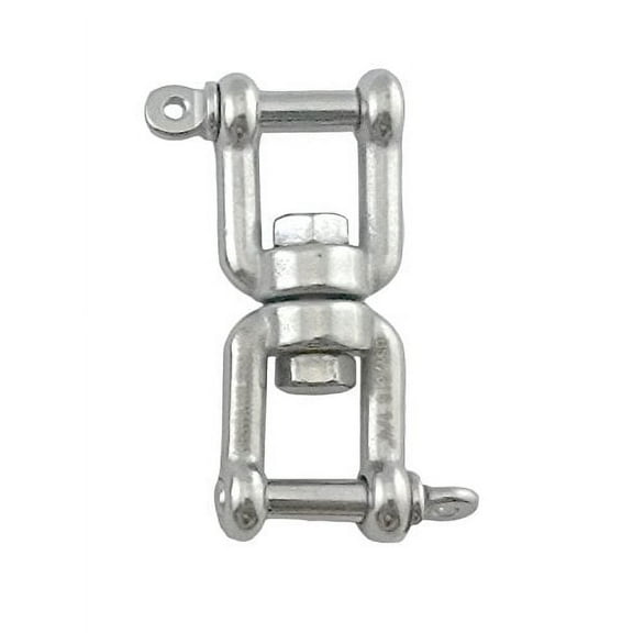 US STAINLESS Stainless Steel 316 Anchor Swivel Jaw and Jaw 6mm or 1/4" Marine Grade