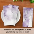 thumbnail image 5 of Iauyy Satin Napkins Set of 4- Purple Shading DIY Printing Decoration Cloth Napkin- Easy Care for Home/Party, 5 of 8