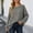 Gray, variant on Zorckvet Tops for Women Long Sleeve Shirts Lightweight Crew Neck Pullover Casual Womens Blouses Work