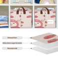 thumbnail image 6 of BZSMCE Collapsible Fabric Cube Storage Bins Cute Piggy Wearing Strawberry Hood Design Pattern Storage Box, 6 of 8