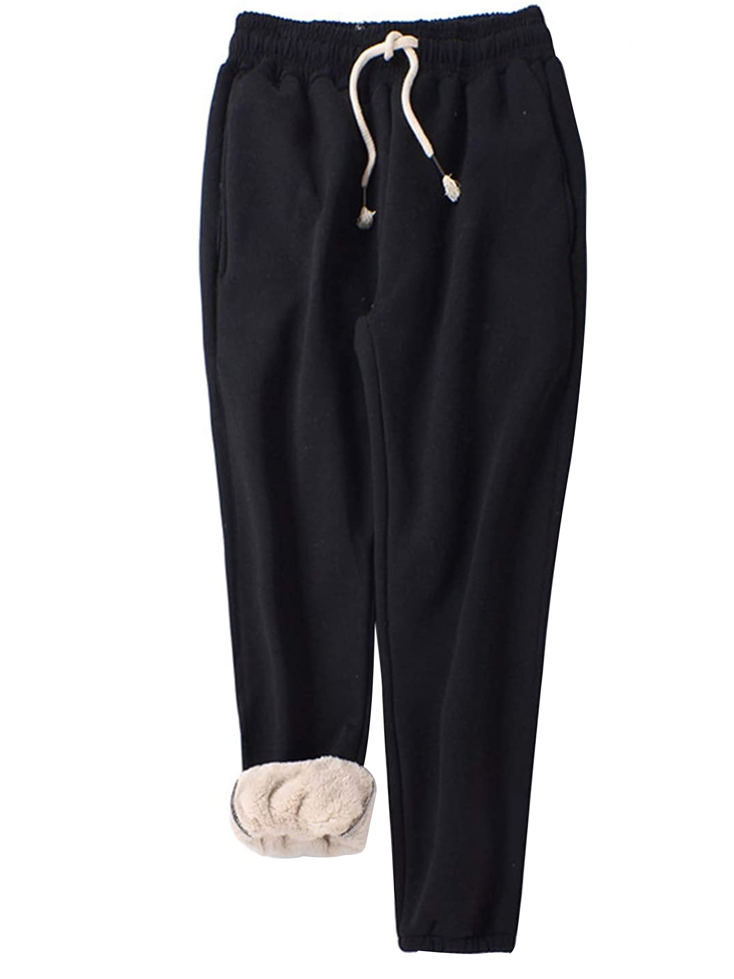 Women's Sherpa Lined Sweatpants Fleece 