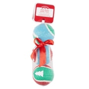 Holiday Time Holiday Dog Toy Tennis Balls, 3 Pack