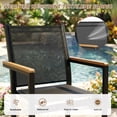thumbnail image 3 of LIFERUN 42 in Propane Fire Pit Table with 4 Stackable Aluminum Dining Chairs– 50,000 BTU Round Fire Pit with Lid, Converts to Patio Coffee Table, for Poolside, Balcony, Terrace (Grey), 3 of 11