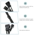 thumbnail image 3 of Moluckfu 5Ud Adaptador De Cable CPU Para Ventilador Con Negro Para Uso En Casa, 3 of 8