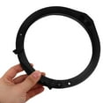 thumbnail image 3 of Raindrops 1Pair Universal Car Audio Speaker Adapter Rings Black Plastic Mounting Spacer for Front Rear Doors, 3 of 7