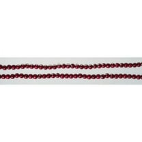 Kurt Adler Wooden Burgundy Bead Garland