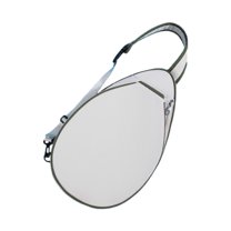 Baoblaze Tennis Bag Portable Lightweight Women Men Paddle Holder Carrier Racket Cover White Green Edges