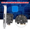 thumbnail image 3 of Jinnoda PCI-E PCIe to 2 Ports SATA IDE eSATA Expansion RAID Controller Cards JMB363, 3 of 9