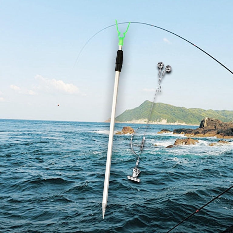 koolsoo Fishing Bell Bite Alarm Fishing Line Alarm Portable Fishing Bells  Clip 360 Degree Rotatable Carp Fishing Fishing Pole Bracket