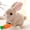 Brown, variant on Hopping Rabbit Interactive Electronic Pet Plush Bunny Toy - Realistic Bunny Toy with Sounds, Jumping, Twitching Ears, Easter Bunny Plush with Carrot, Easter Basket Stuffers Gifts (White)