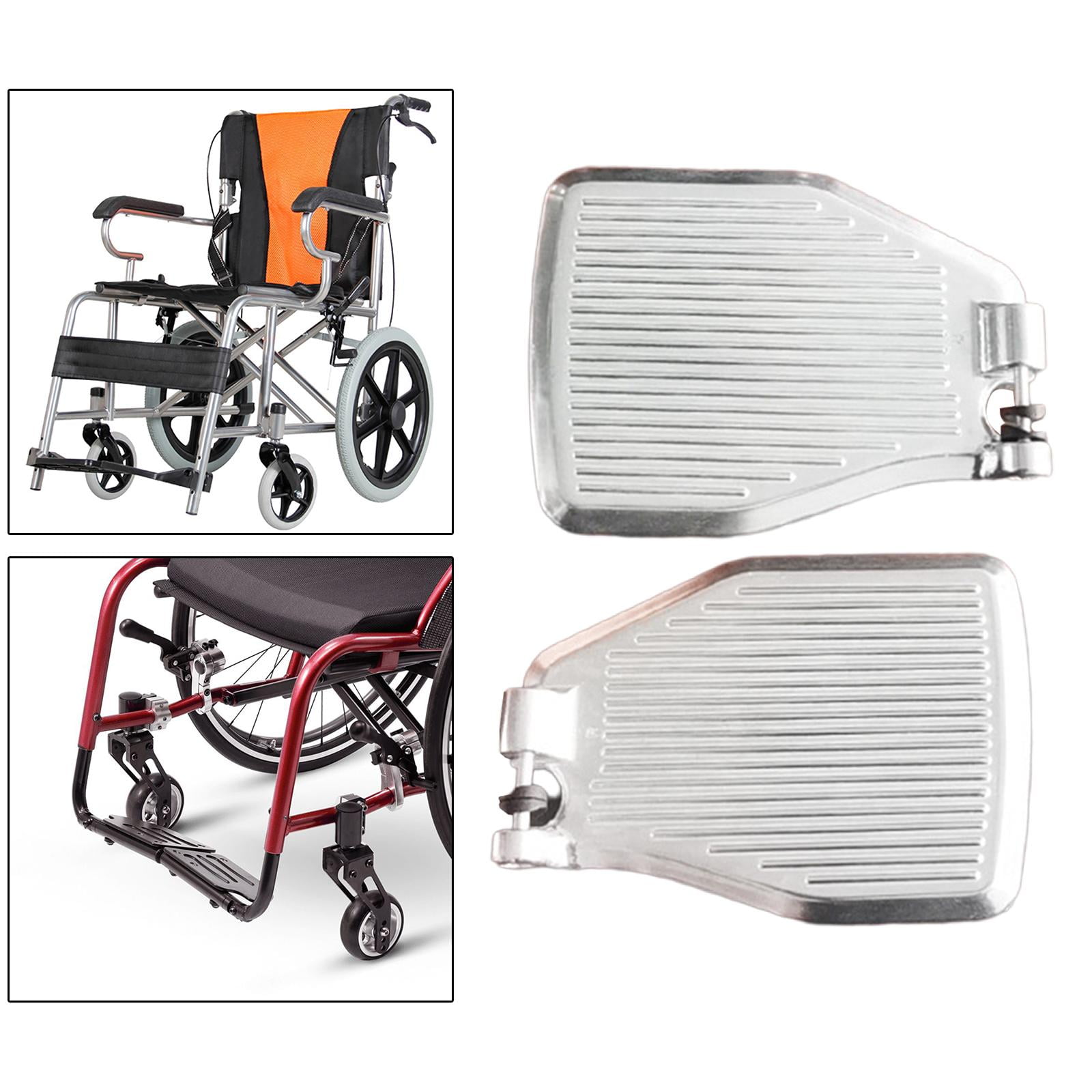 Durable Wheelchair Footrest, Scratch Detachable Manual Wheelchairs Foot