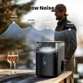 thumbnail image 2 of Philergo Nugget Ice Maker Countertop, Pebble Ice Maker with Soft Chewable Ice, 35 lbs/24 Hrs for Home, Kitchen, RV, Camping, Black, 2 of 7