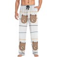 thumbnail image 4 of Cartoon Bear Ghost Pajama Pants, Men's Lounge Pants Light with Drawstring and Pockets, Christmas New Year Birthday Father's Day Gifts, Small, 4 of 7
